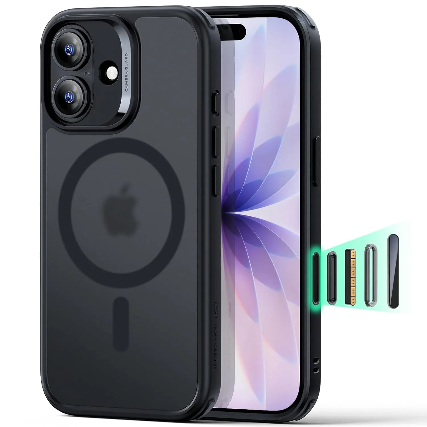 ESR for iPhone 17 Case, Camera Control Cover, Compatible with MagSafe Accessories